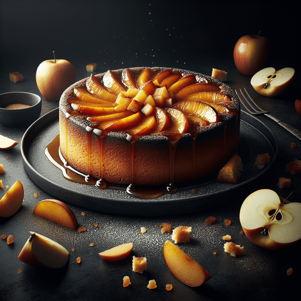 Gâteau Renversé aux Pommes