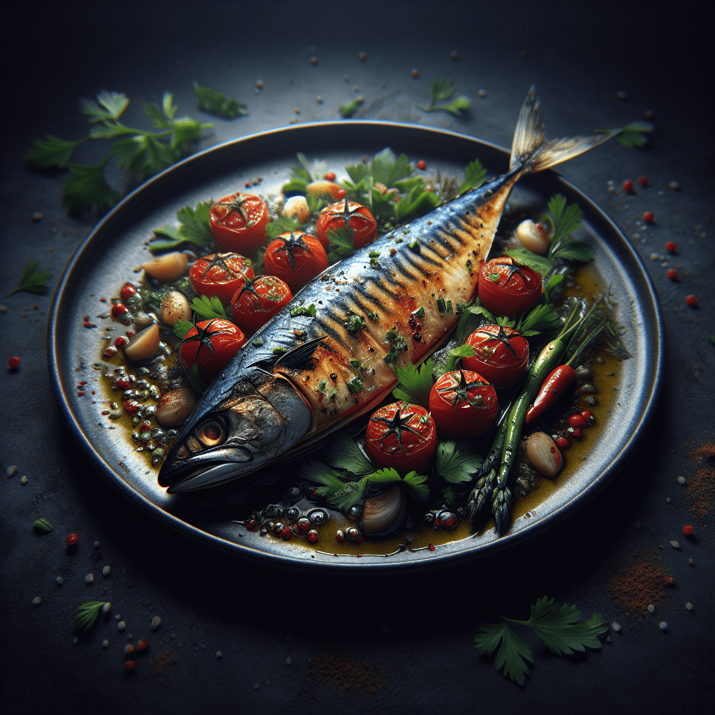 Maquereaux Rôtis aux Tomates et Herbes