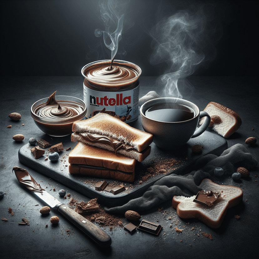 Sandwichs au Nutella et Thé