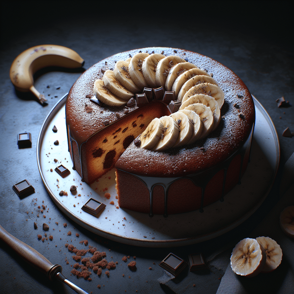 Cake Banane Chocolat