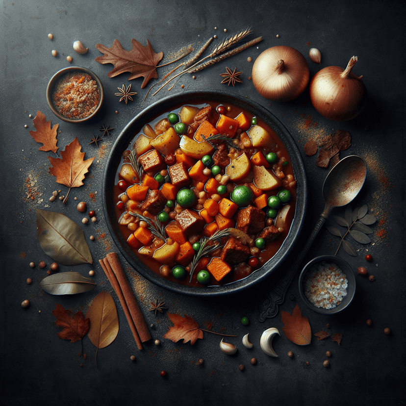 Mijoté de Dinde, Potiron et Marron