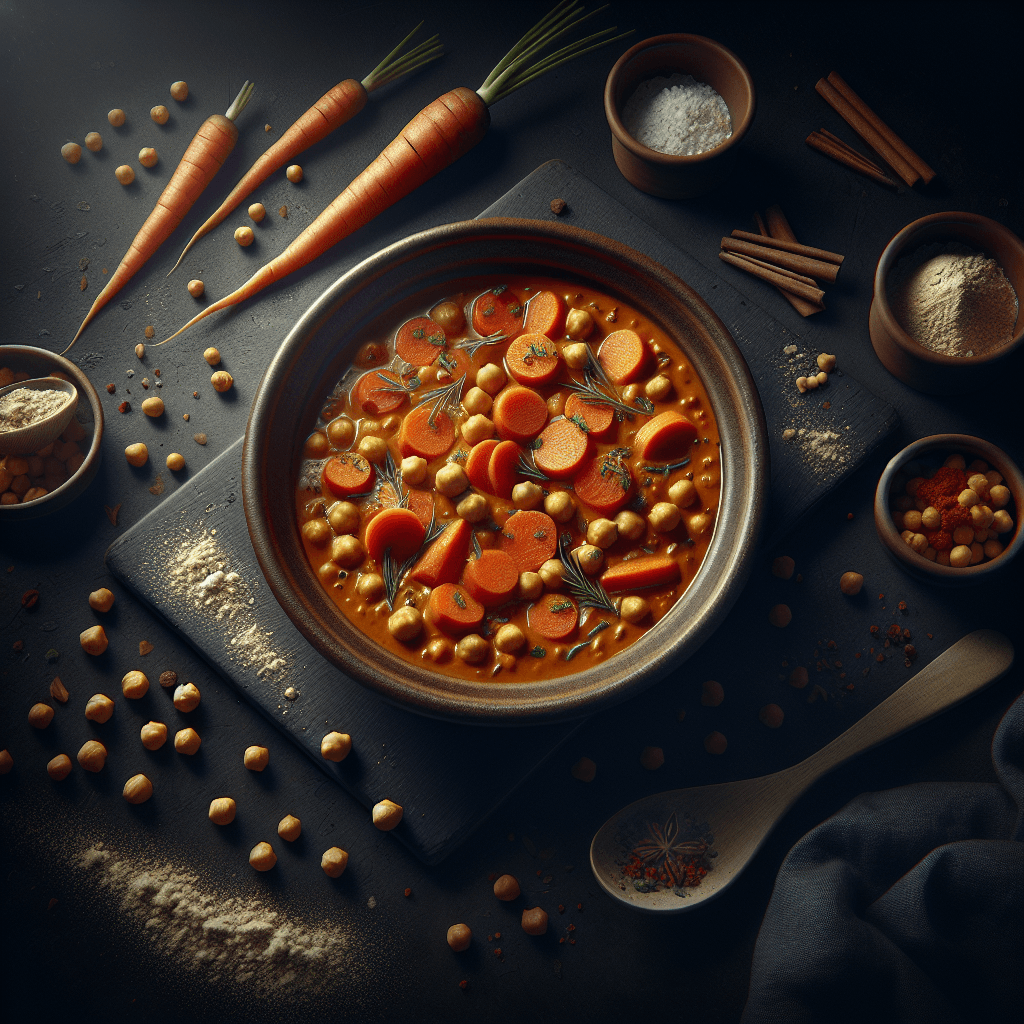 Curry de légumes d'hiver aux carottes et pois chiches