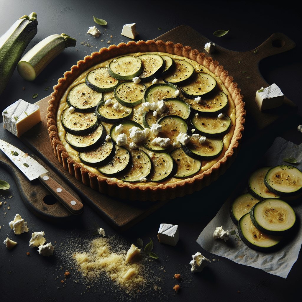 Tarte au Chèvre et Courgettes