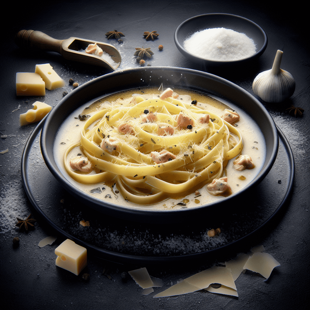 Tagliatelles à la Carbonara