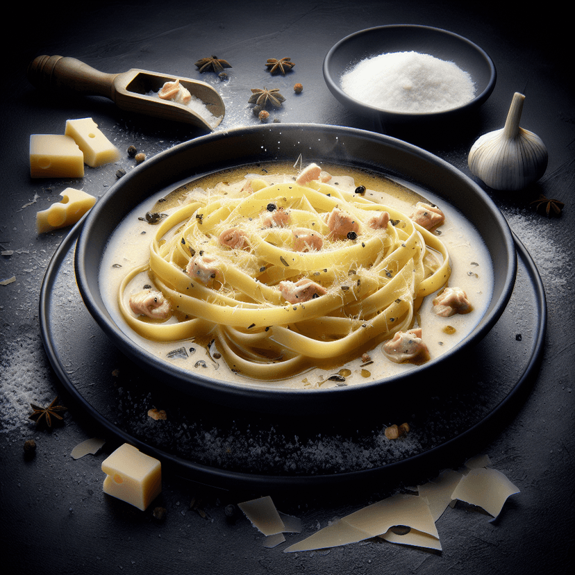 Tagliatelles à la Carbonara