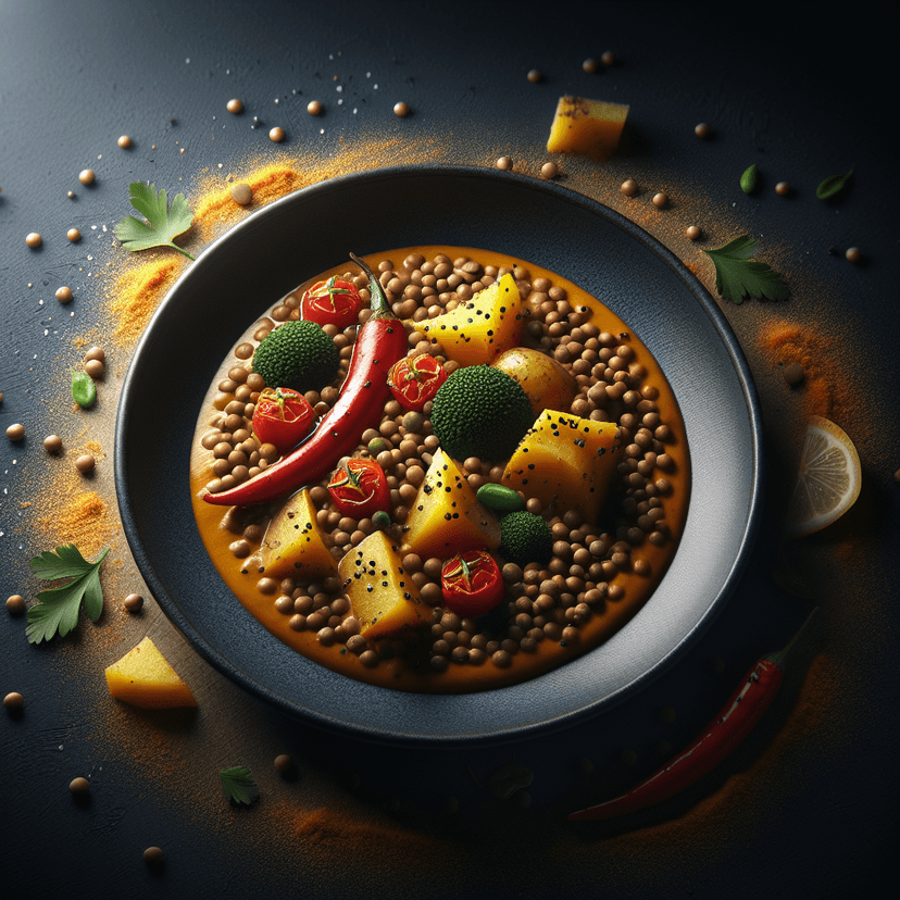 Curry de Légumes aux Lentilles Corail