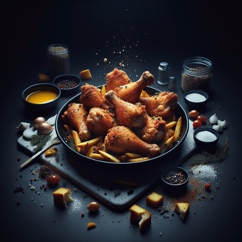 Cuisses de Poulet à l'Air Fryer