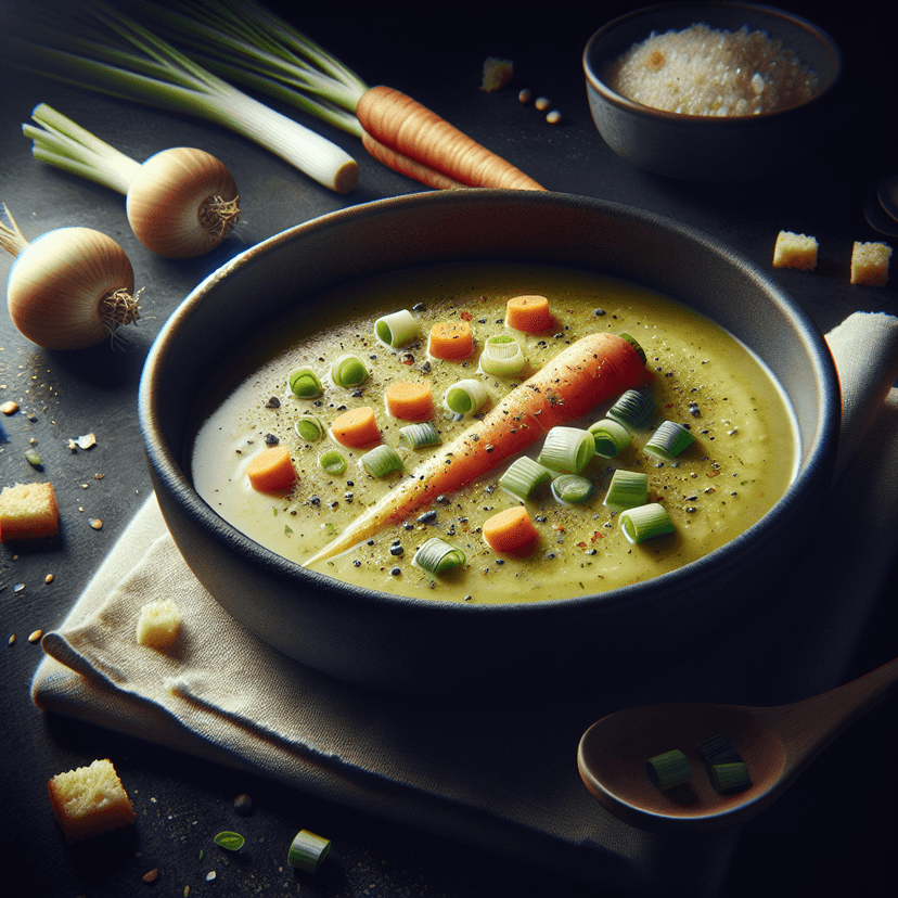 Soupe de Poireaux et Carottes