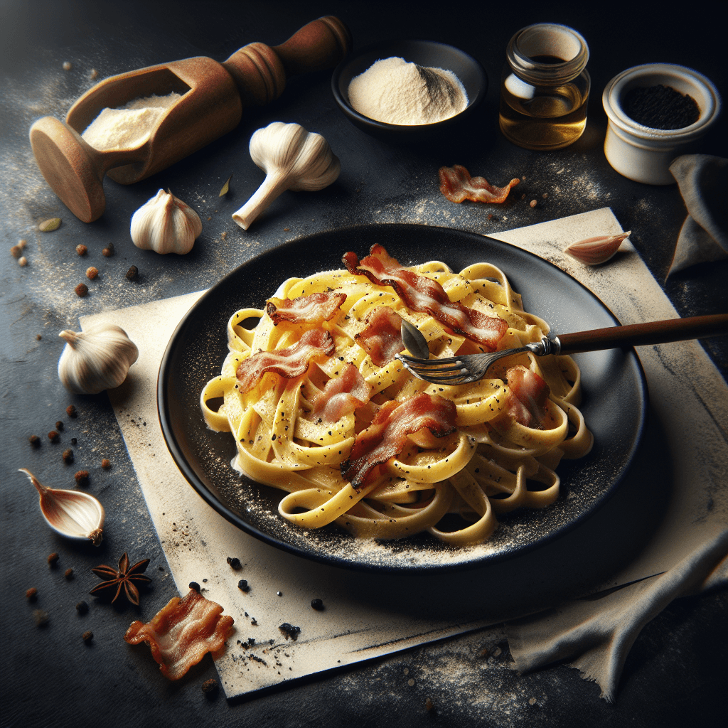 Tagliatelles à la Carbonara