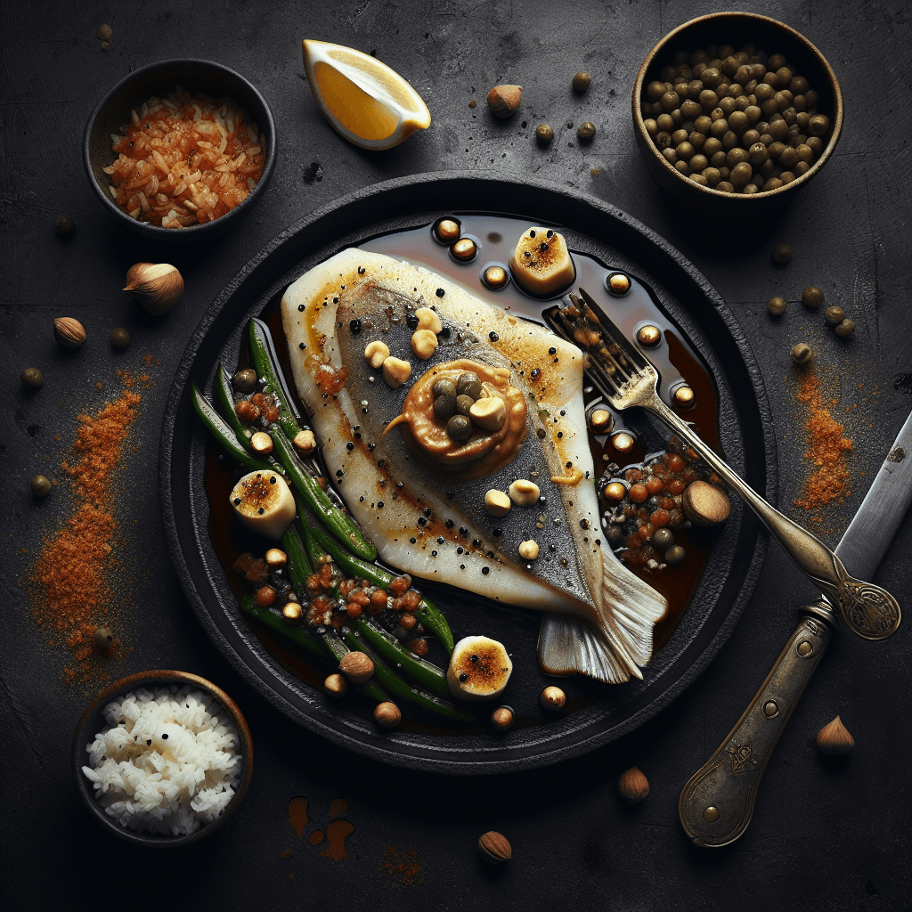 Aile de Raie au Beurre et Câpres avec Accompagnement