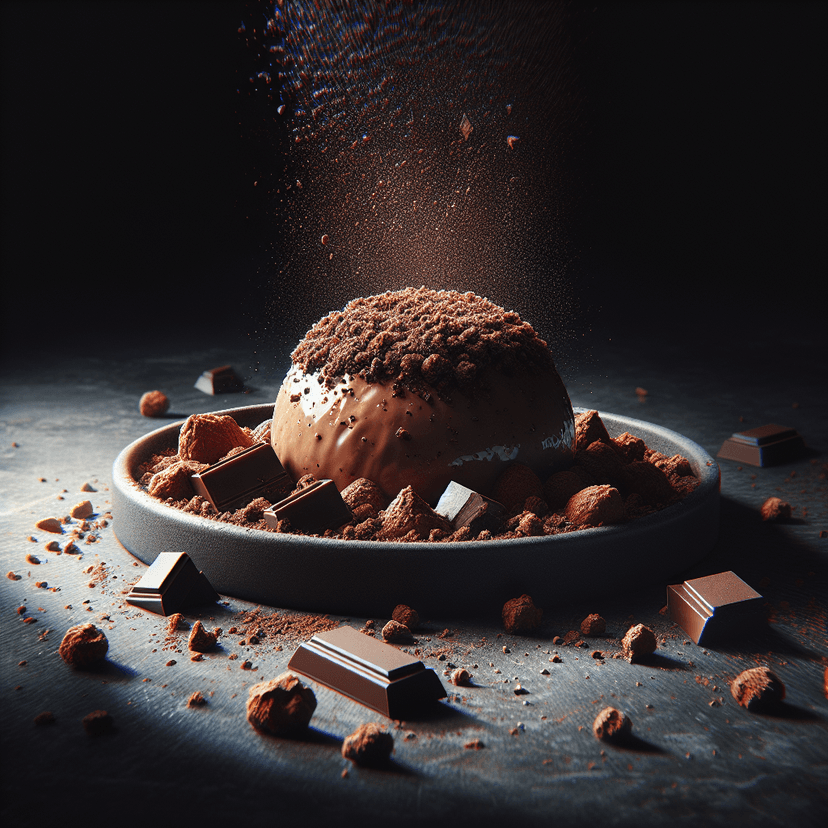 Truffes au chocolat à la compote