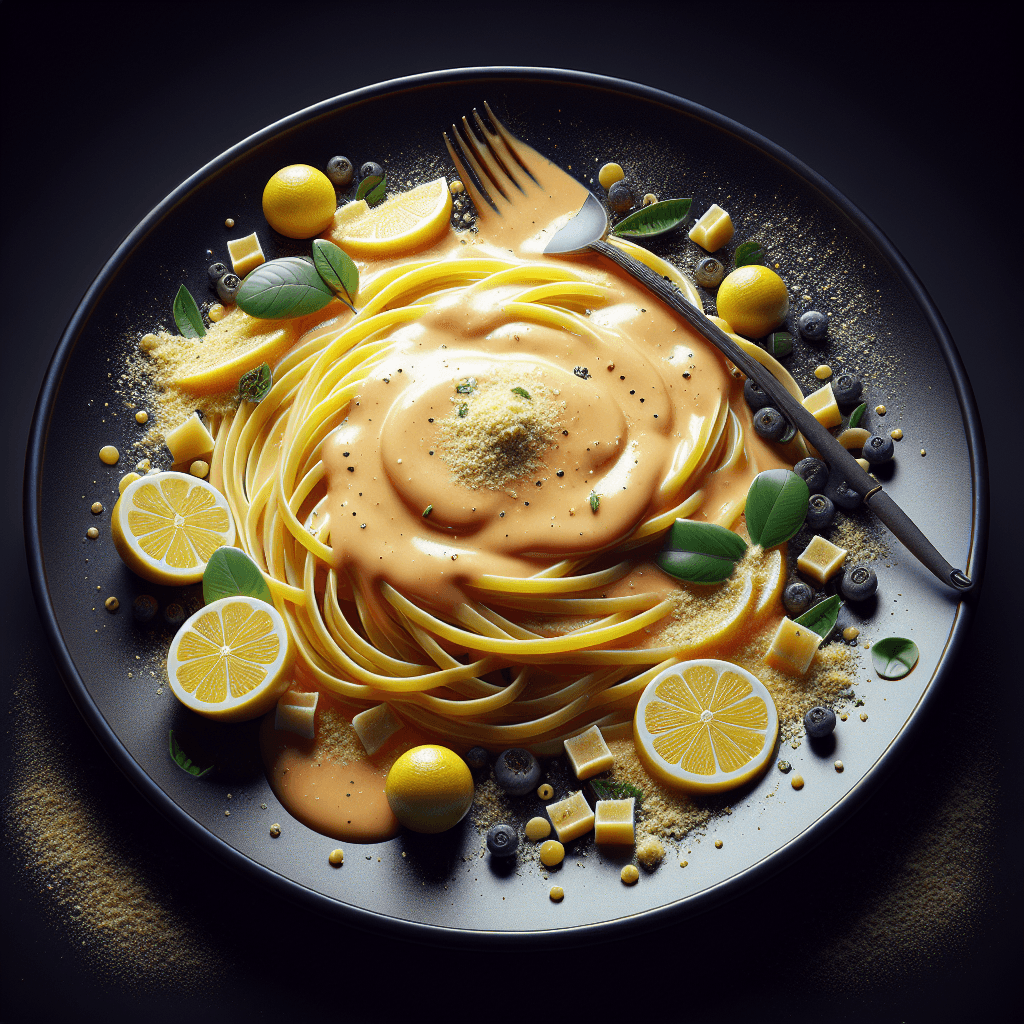 Sauce au Citron pour Pâtes