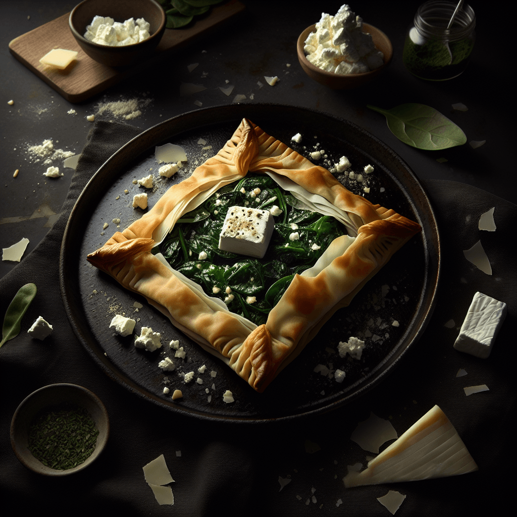 Feuilletés Épinards Chèvre en Feuille de Brick