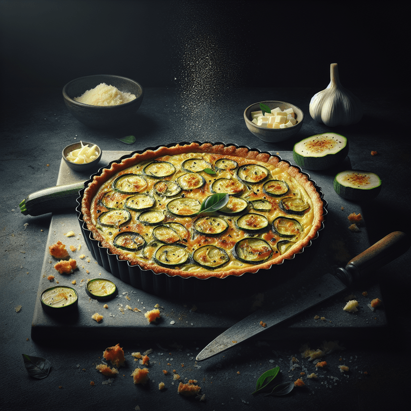 Tarte aux Courgettes et Fromage