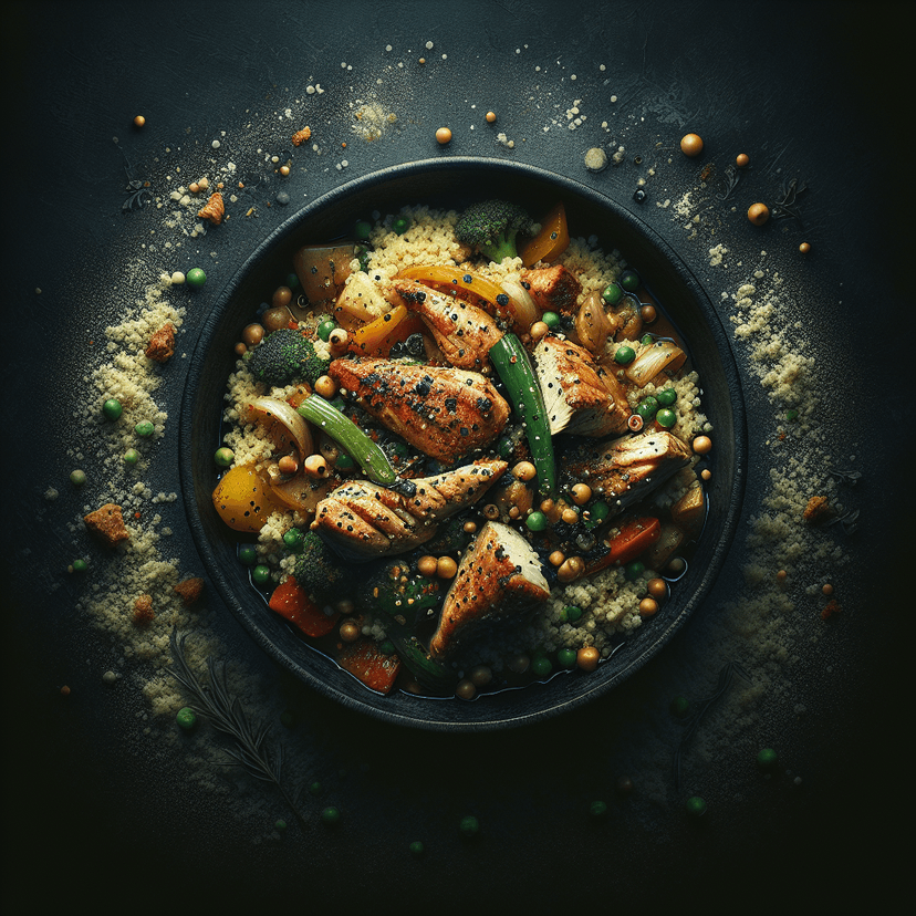 Couscous Rapide au Poulet et Légumes