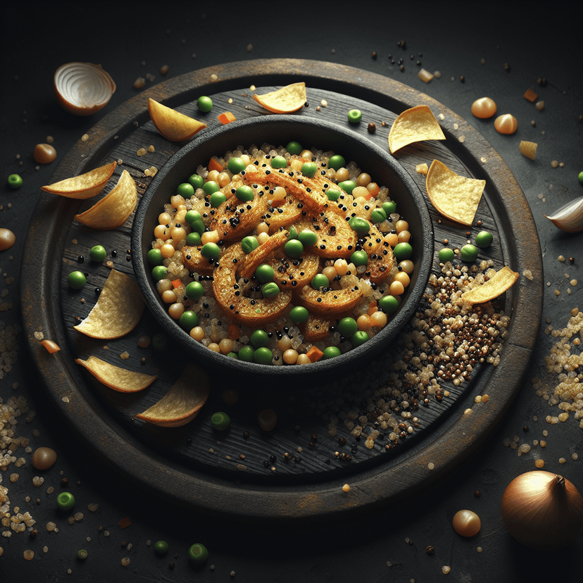 Galettes de Pois Chiches et Quinoa