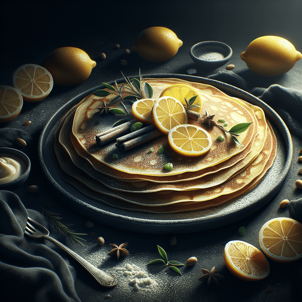 Crêpes au citron
