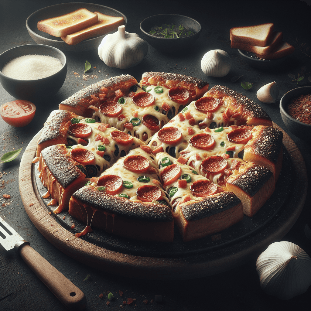 Pain Grillé à la Pizza