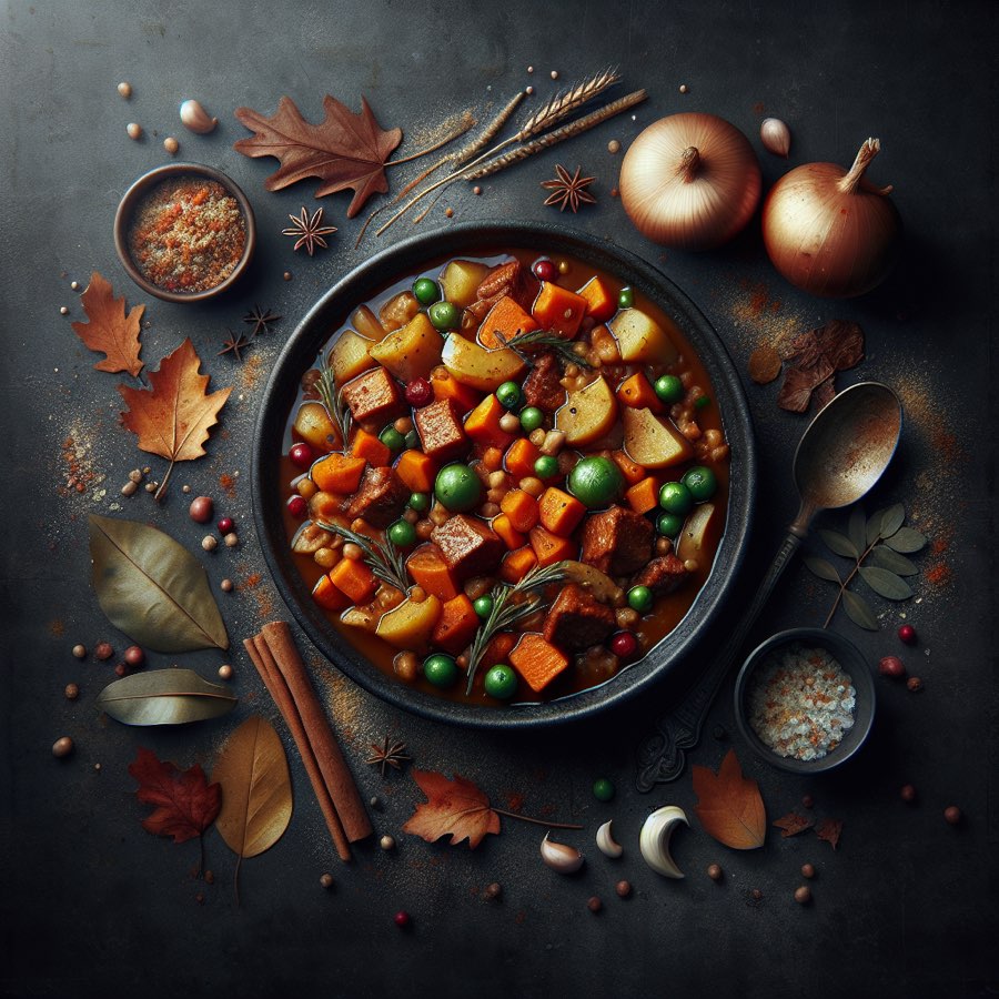 Mijoté de Dinde, Potiron et Marron