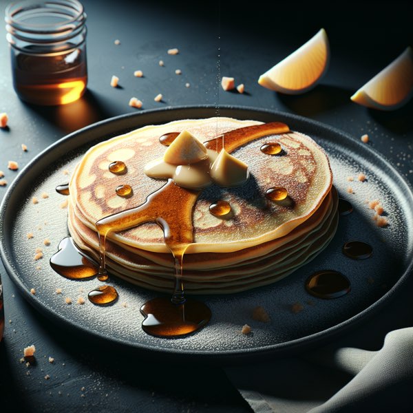Crêpes Sucrées au Sirop