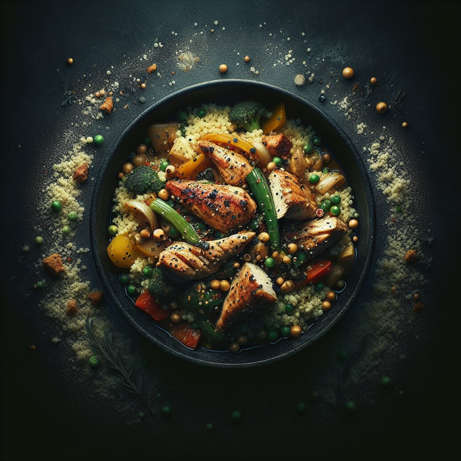 Couscous Rapide au Poulet et Légumes