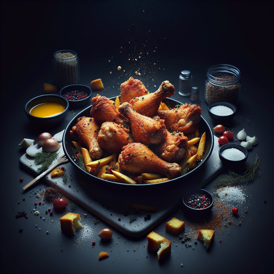 Cuisses de Poulet à l'Air Fryer